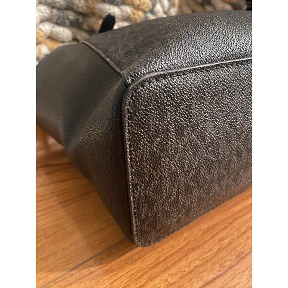 Michael Kors Jet Set Signature Shoulder Bag Blk - Picture 7 of 11